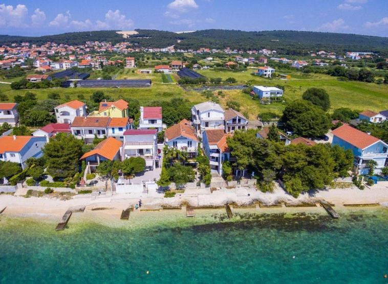 House First Row By The Sea Villa Bibinje Esterno foto