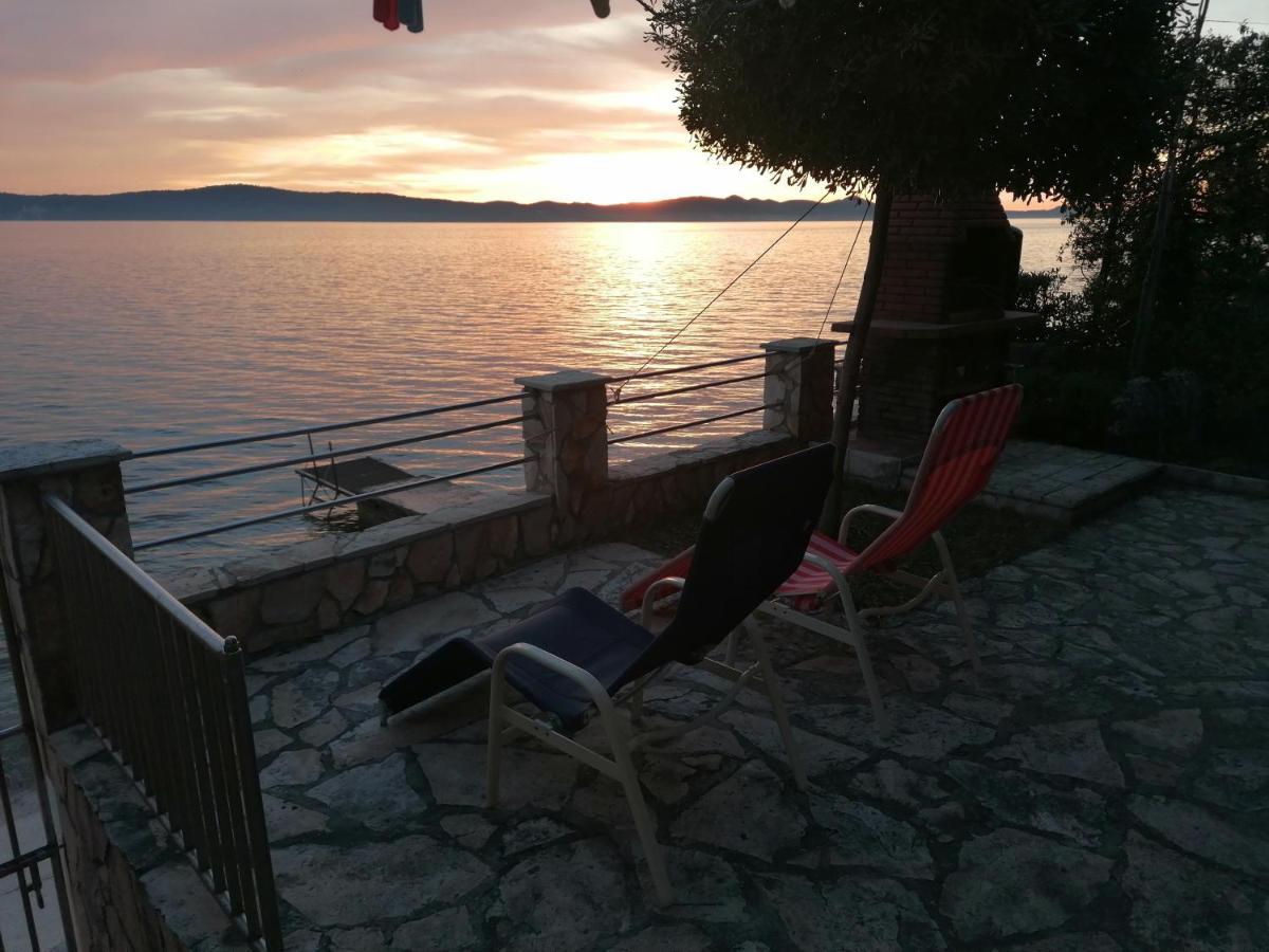 House First Row By The Sea Villa Bibinje Esterno foto