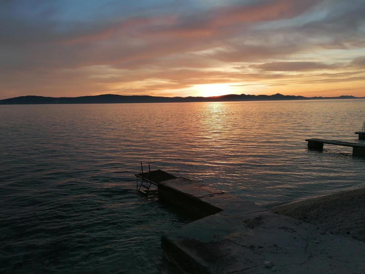 House First Row By The Sea Villa Bibinje Esterno foto
