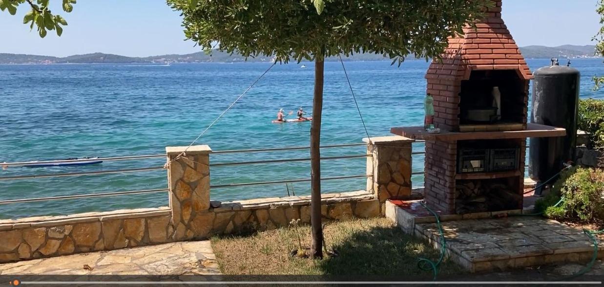 House First Row By The Sea Villa Bibinje Esterno foto